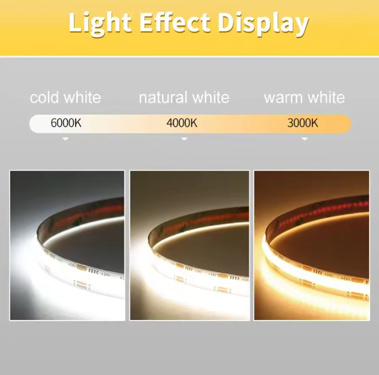🌙 Warm Ambience LED Strip (3000K–4000K)