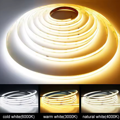 🌙 Warm Ambience LED Strip (3000K–4000K)